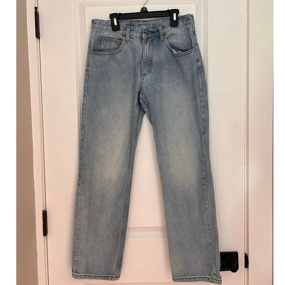 John Galt Brandy Melville Jeans Straight Leg Mid Rise Size Medium